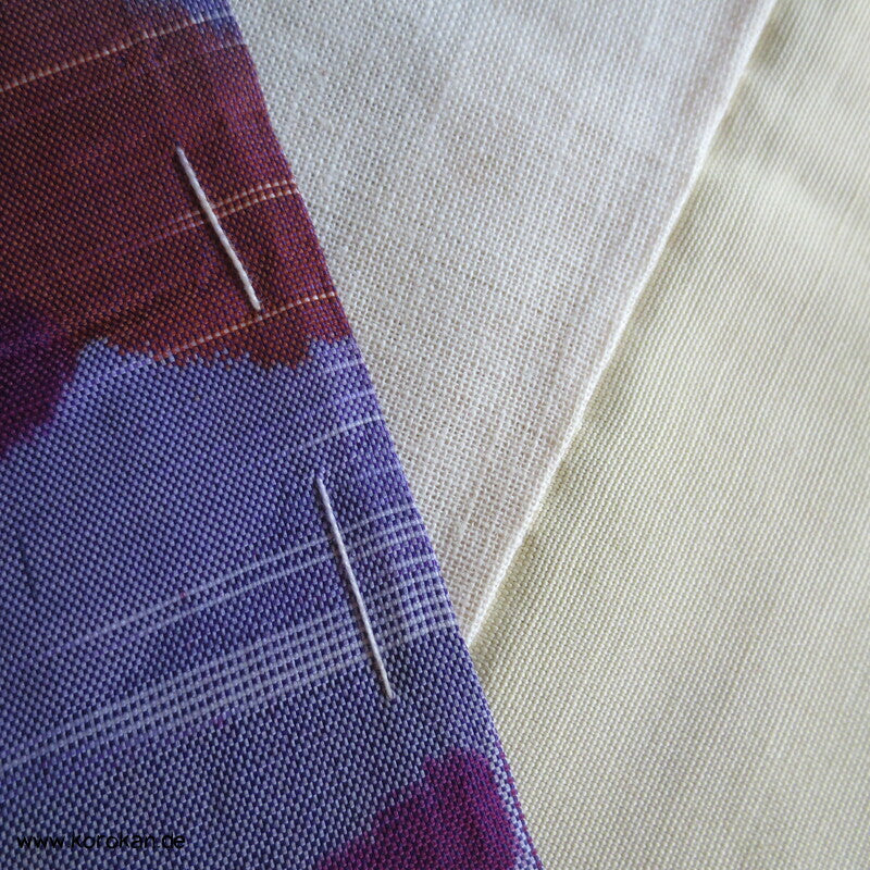 Art Deco Zweige, bunt, wild Meisen Rayon Kunstseiden Kimono