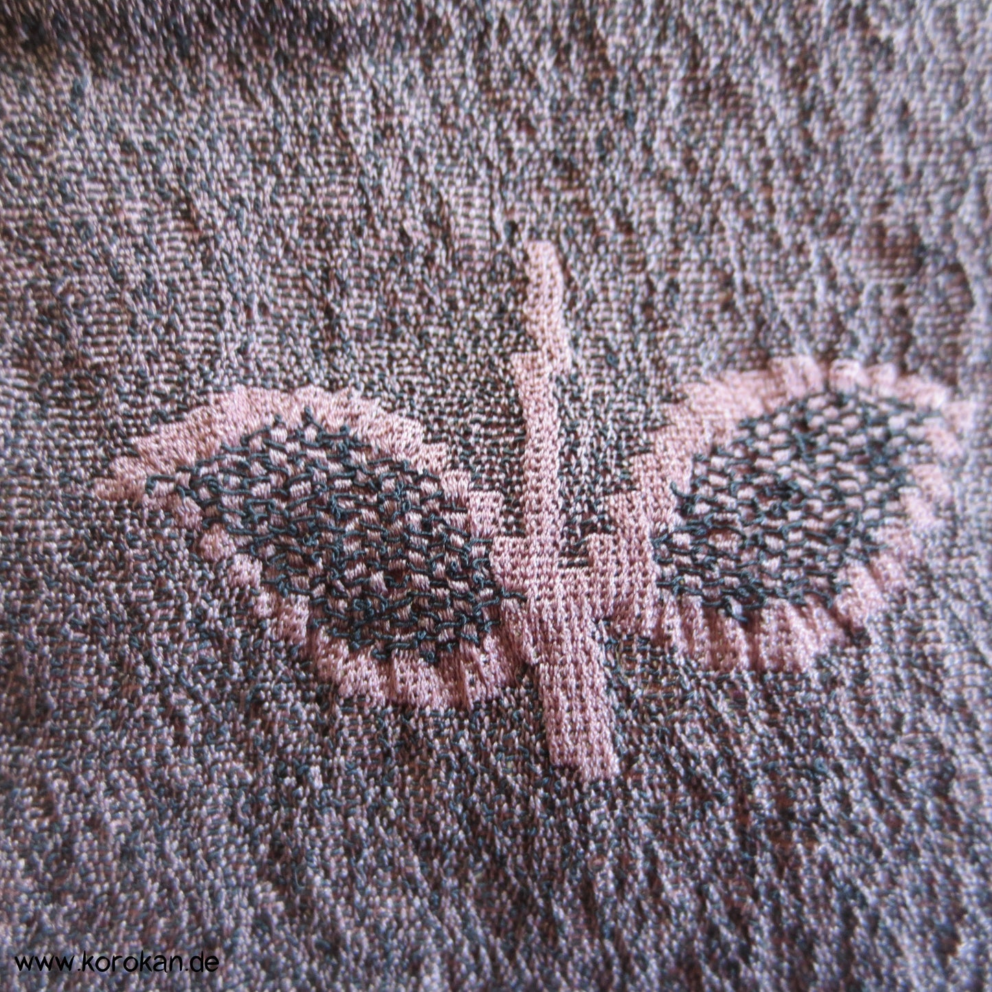 Kikko Jacquard Kimono Seide - stark gekreppt