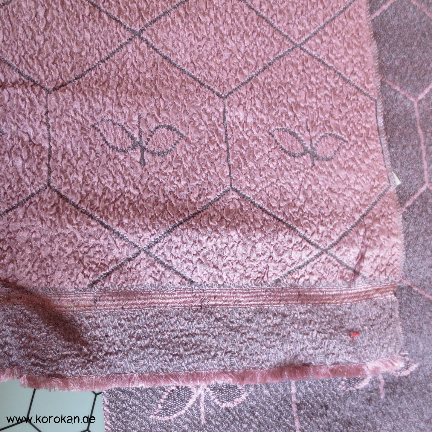 Kikko Jacquard Kimono Seide - stark gekreppt