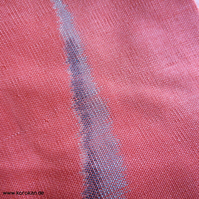 Japan Art Deco azalee mit Iris in Kreisen Meisen Seiden Kimono