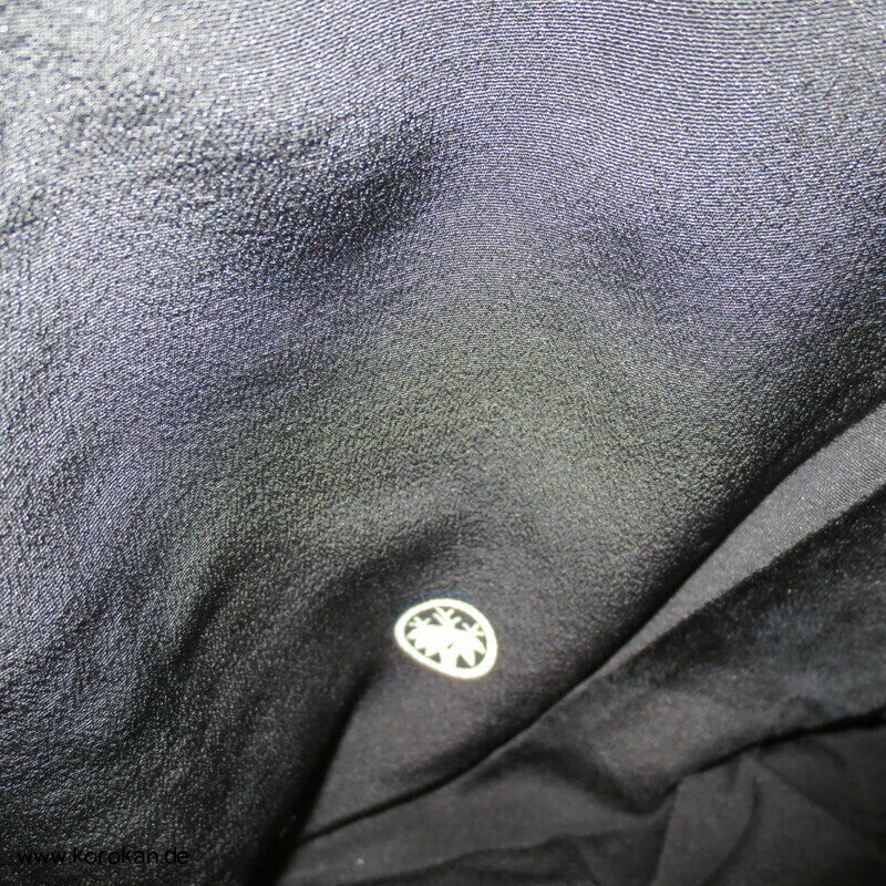 japanische Upcycling Tasche aus Kimono Obi Brokat, gefüttert mit Seide