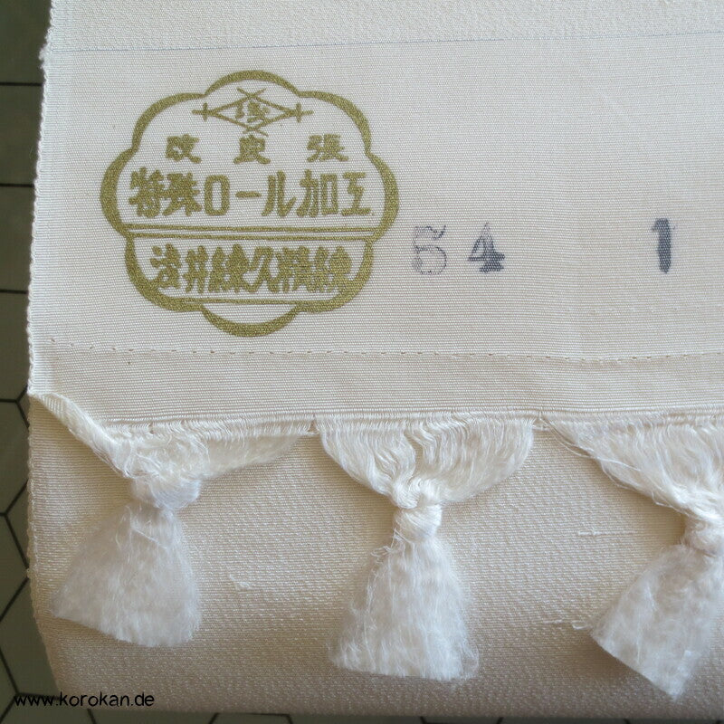 Stoffballen japanische natur Tsumugi Fushi Crepe Seide