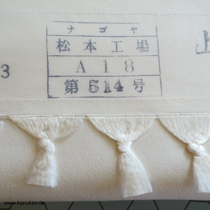Stoffballen japanische natur Tsumugi Fushi Crepe Seide