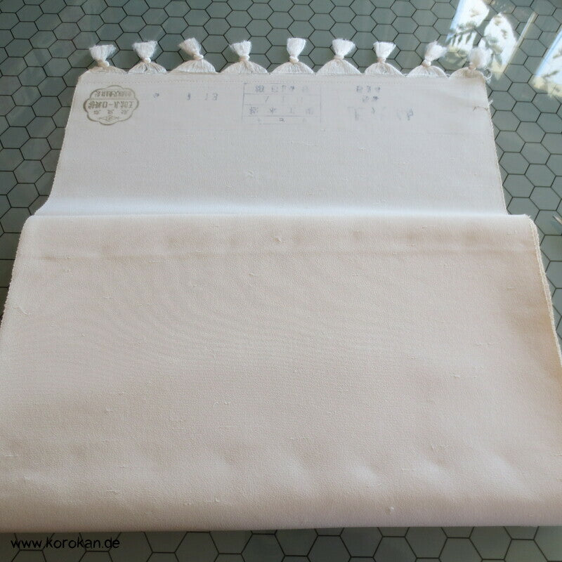 Stoffballen japanische natur Tsumugi Fushi Crepe Seide