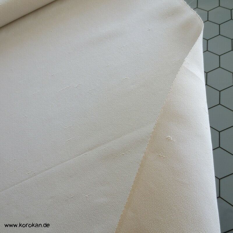 Stoffballen japanische natur Tsumugi Fushi Crepe Seide