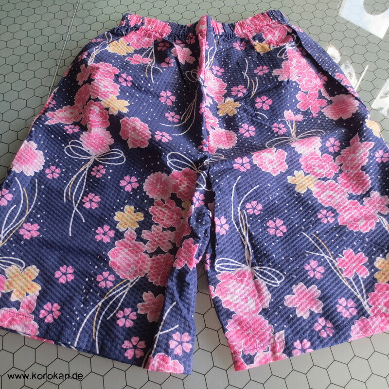 Jinbei für Mädchen / kleine Frauen - Zweiteiler aus Hose und Jacke