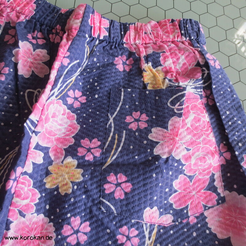 Jinbei für Mädchen / kleine Frauen - Zweiteiler aus Hose und Jacke