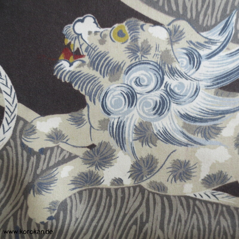 Shishi Löwen, Kanji Honan Seide
