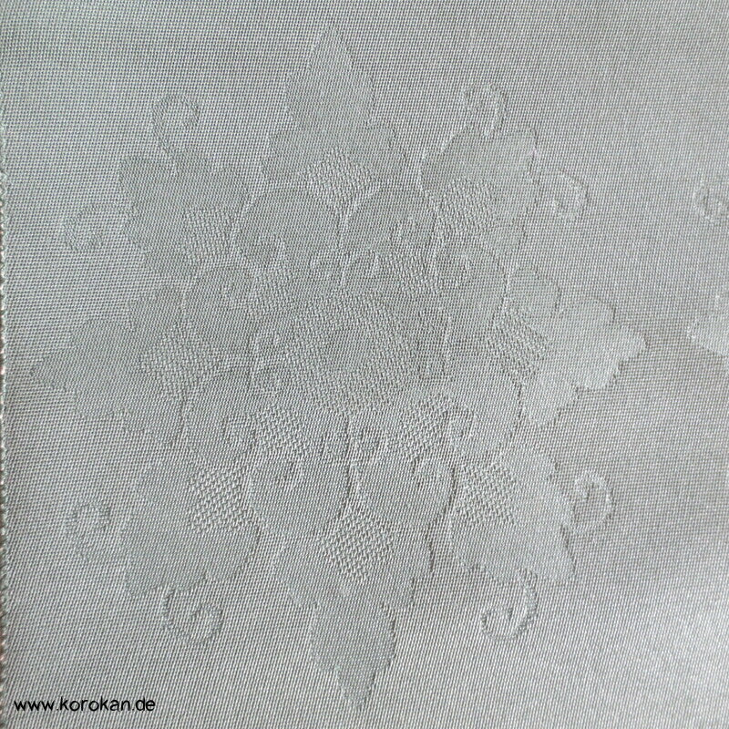 Ornamente in dunkeljade, feiner leichter Nagoya Obi