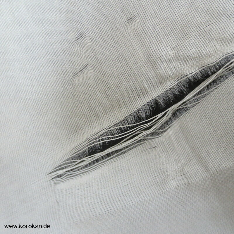 Japan Art Deco Zweige Meisen Seiden Kimono