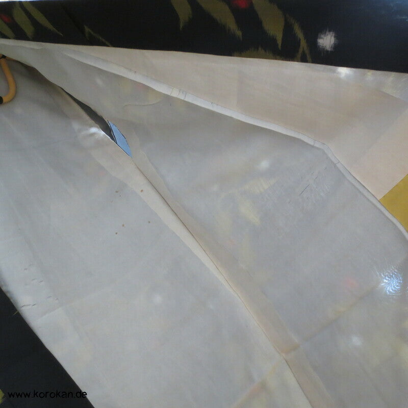 Japan Art Deco Zweige Meisen Seiden Kimono