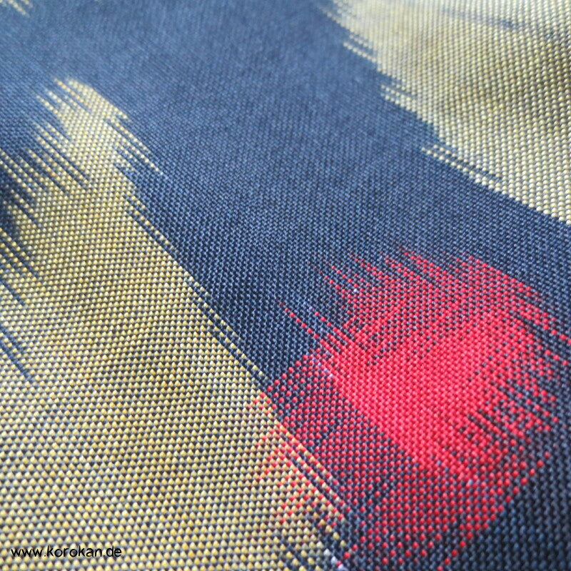 Japan Art Deco Zweige Meisen Seiden Kimono
