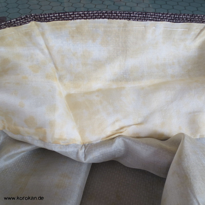 japanischer Zweige Kasuri Tsumugi Seiden Alltags Kimono
