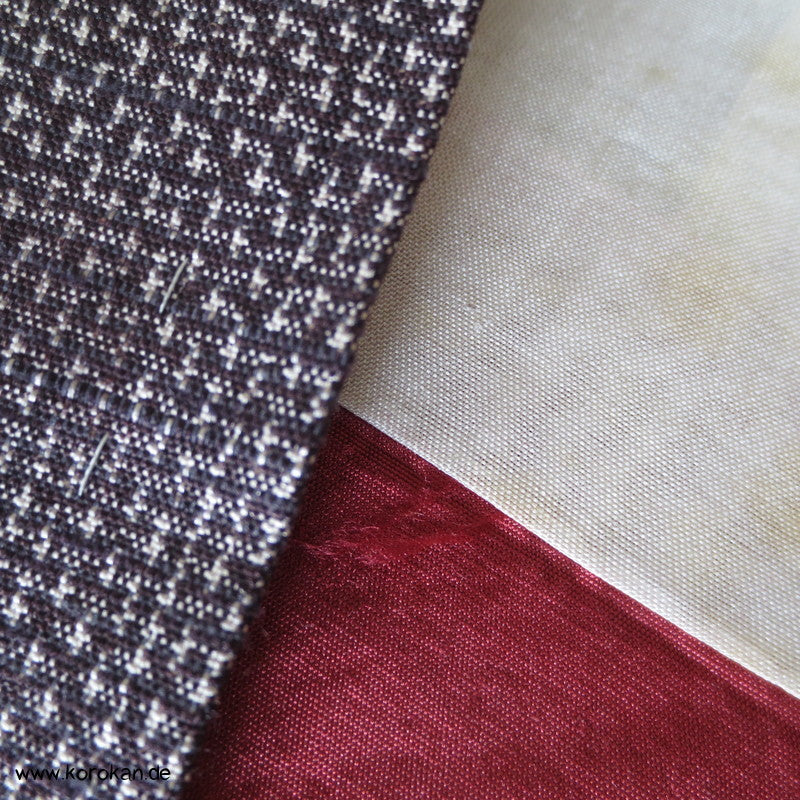 japanischer Zweige Kasuri Tsumugi Seiden Alltags Kimono