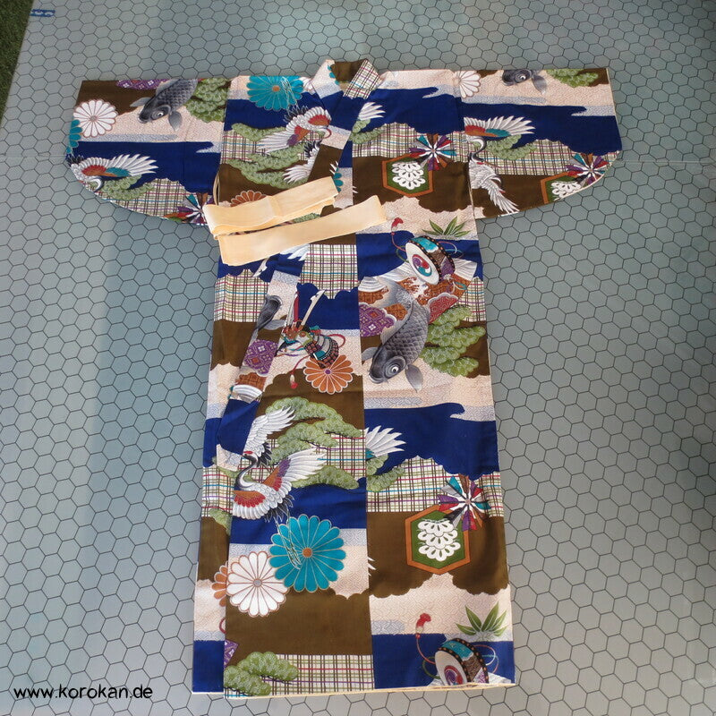 Kimono für kleine Jungen, springende Koi, wie neu