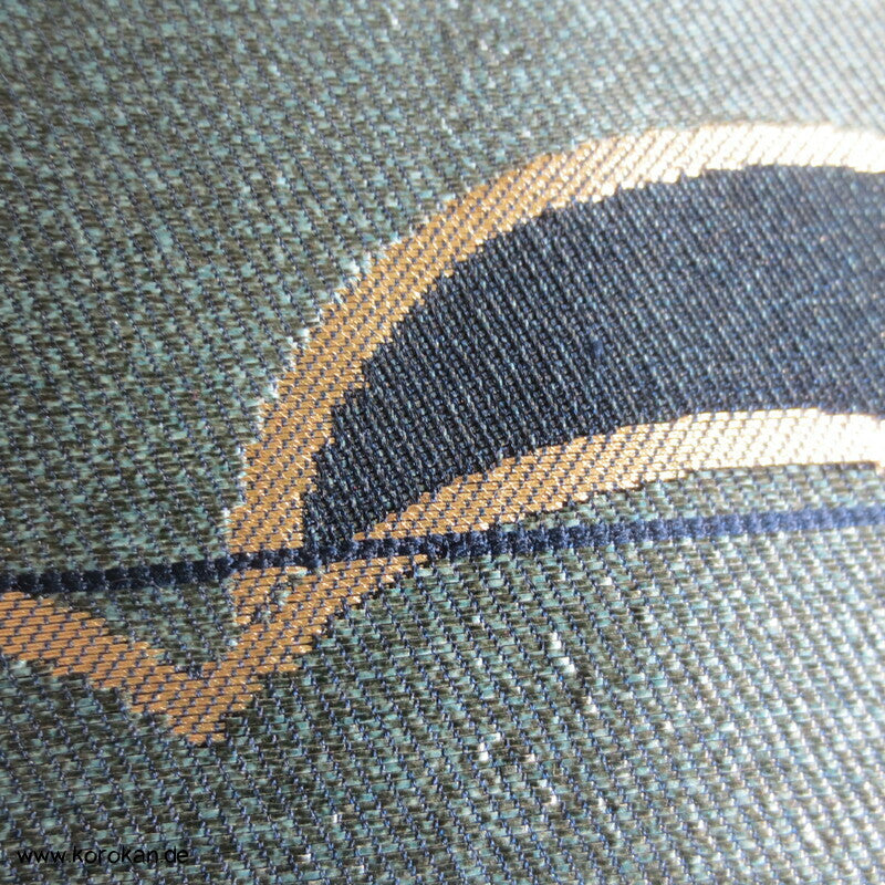 Nagoya Obi "every cloud has a silver lining" Seidenbrokat Kimonogürtel