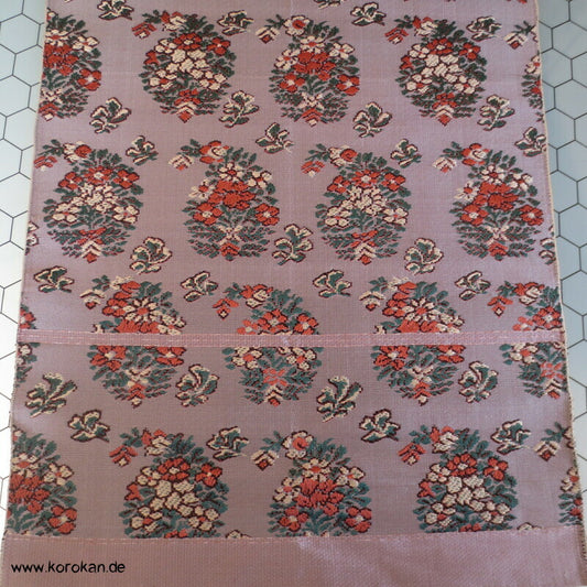 Blüten Obi Seidenjacquard für Kimonogürtel