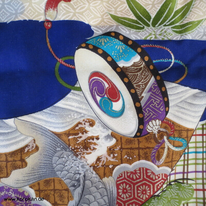 Kimono für kleine Jungen, springende Koi, wie neu