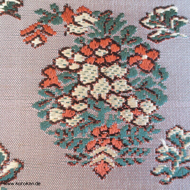 Blüten Obi Seidenjacquard für Kimonogürtel
