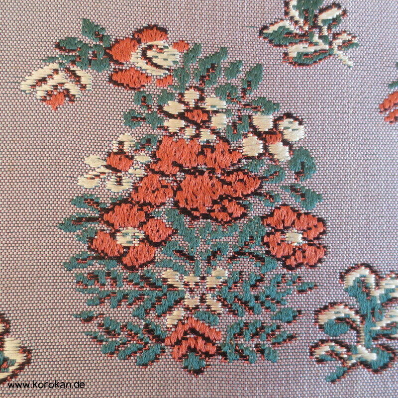 Blüten Obi Seidenjacquard für Kimonogürtel