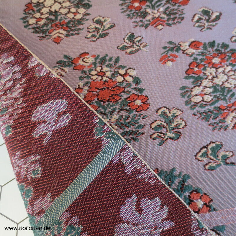 Blüten Obi Seidenjacquard für Kimonogürtel