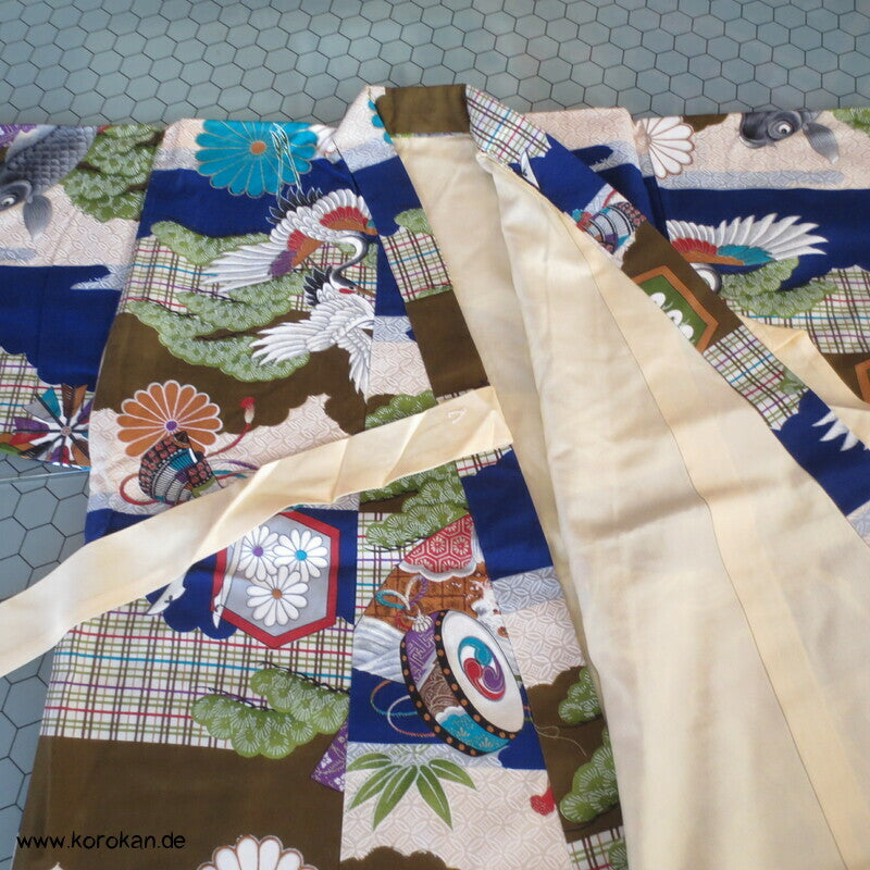 Kimono für kleine Jungen, springende Koi, wie neu