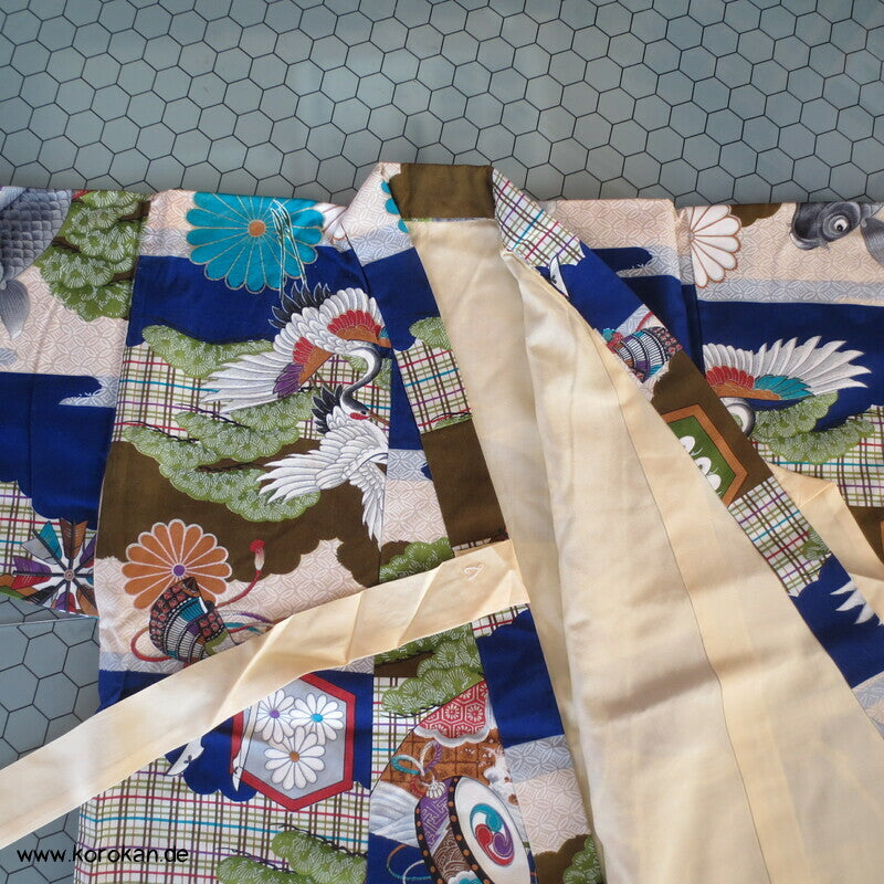 Kimono für kleine Jungen, springende Koi, wie neu