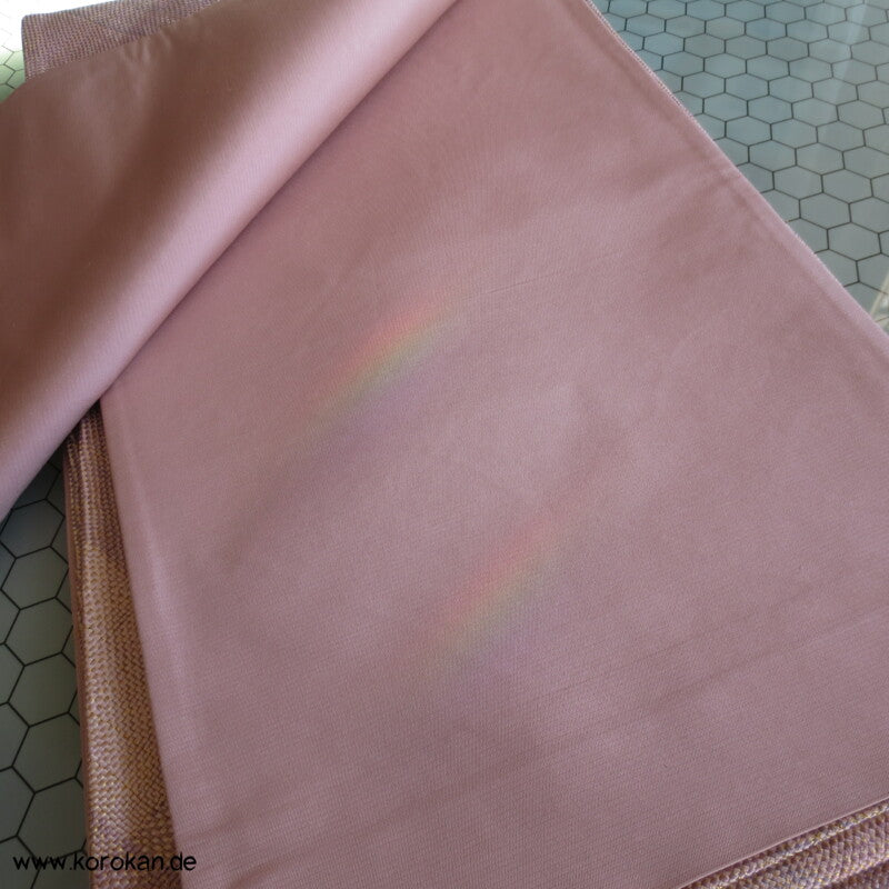 diagonale Verknüpfung Fukuro Obi - rosa - gold