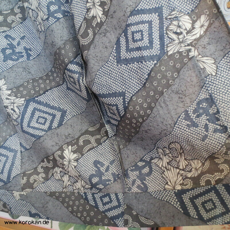 Wollmuslin, Diagonale Muster Juban Kimono