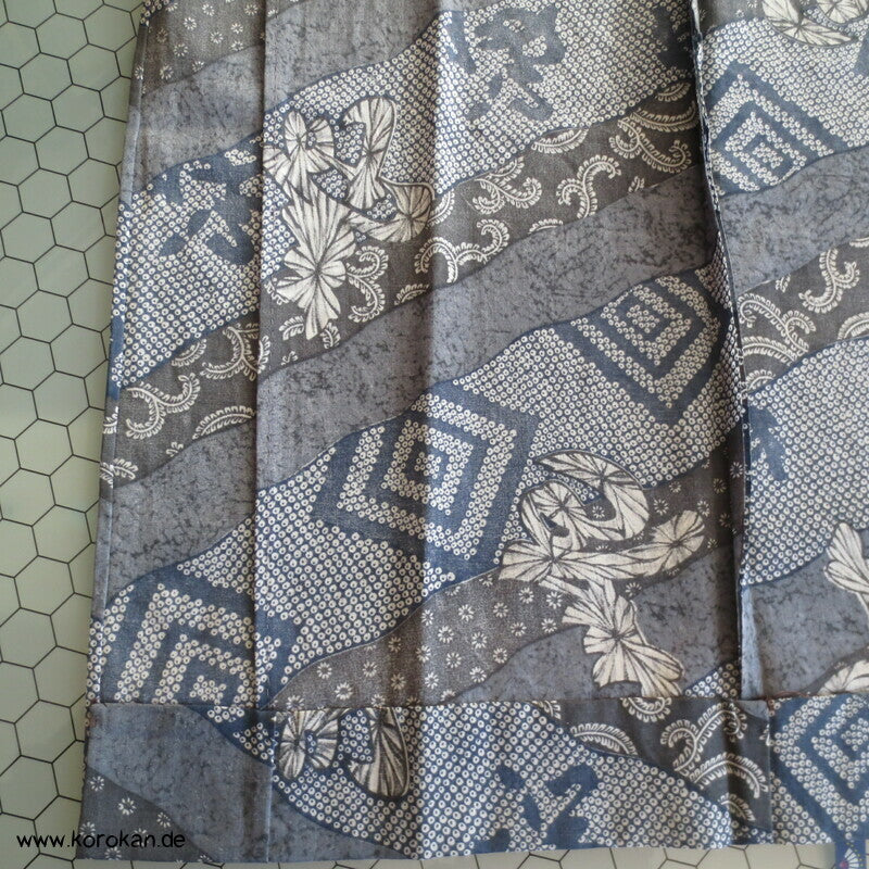 Wollmuslin, Diagonale Muster Juban Kimono