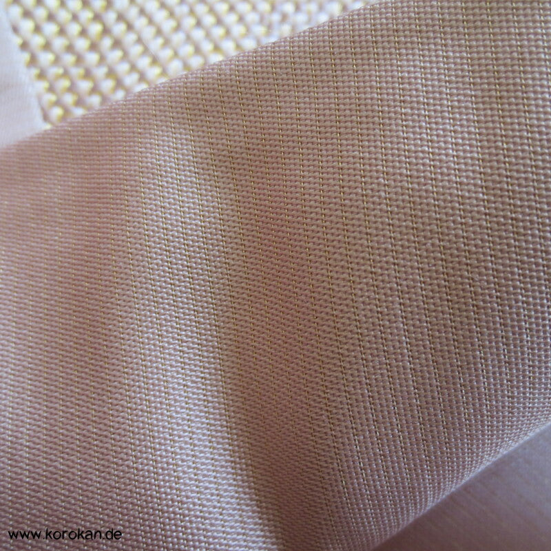 diagonale Verknüpfung Fukuro Obi - rosa - gold