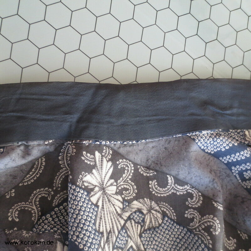 Wollmuslin, Diagonale Muster Juban Kimono