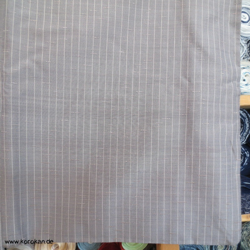graue Tsumugi Seiden Haori Kimono Jacke