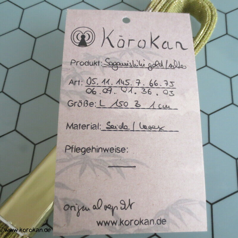 originalverpackter Vintage Saganishiki, Seidenbrokat