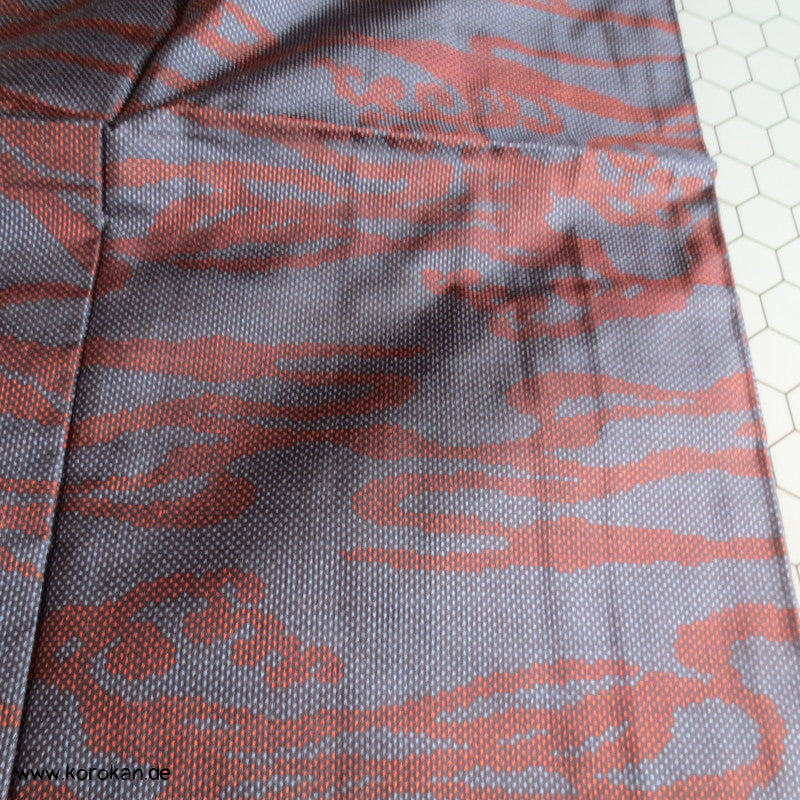 Wellen Tsumugi Seiden Kimono, Japan Komon Alltag
