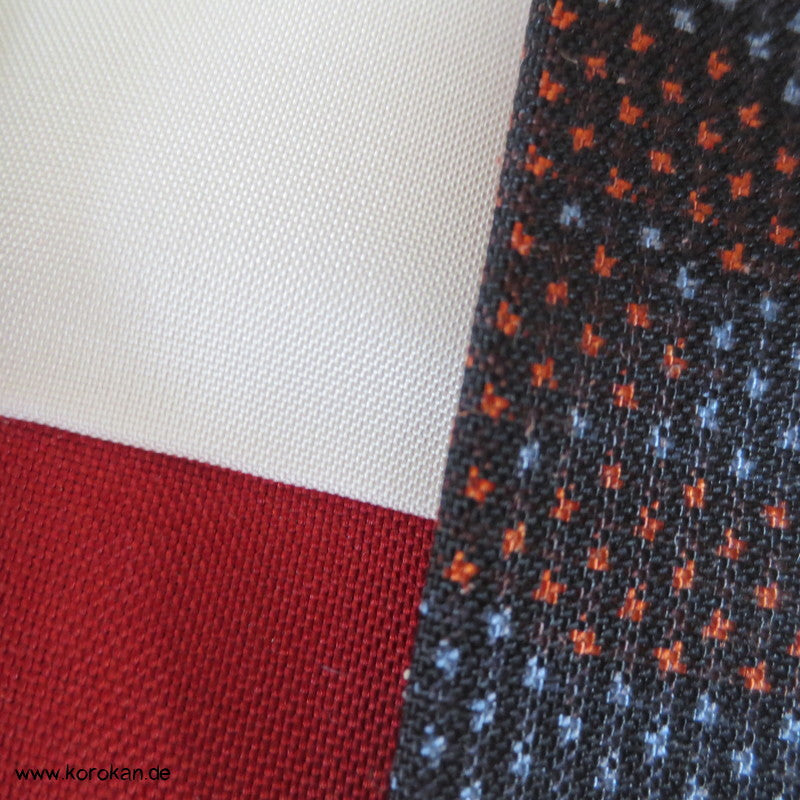 Wellen Tsumugi Seiden Kimono, Japan Komon Alltag