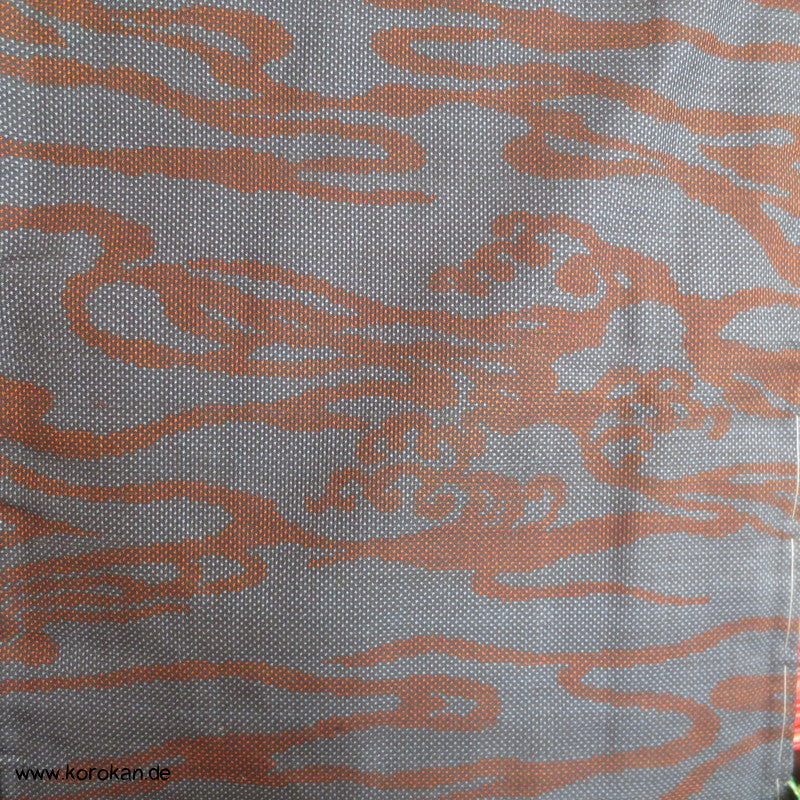 Wellen Tsumugi Seiden Kimono, Japan Komon Alltag