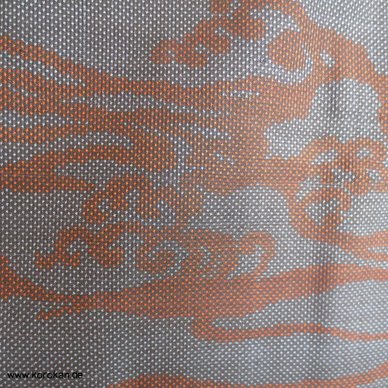 Wellen Tsumugi Seiden Kimono, Japan Komon Alltag