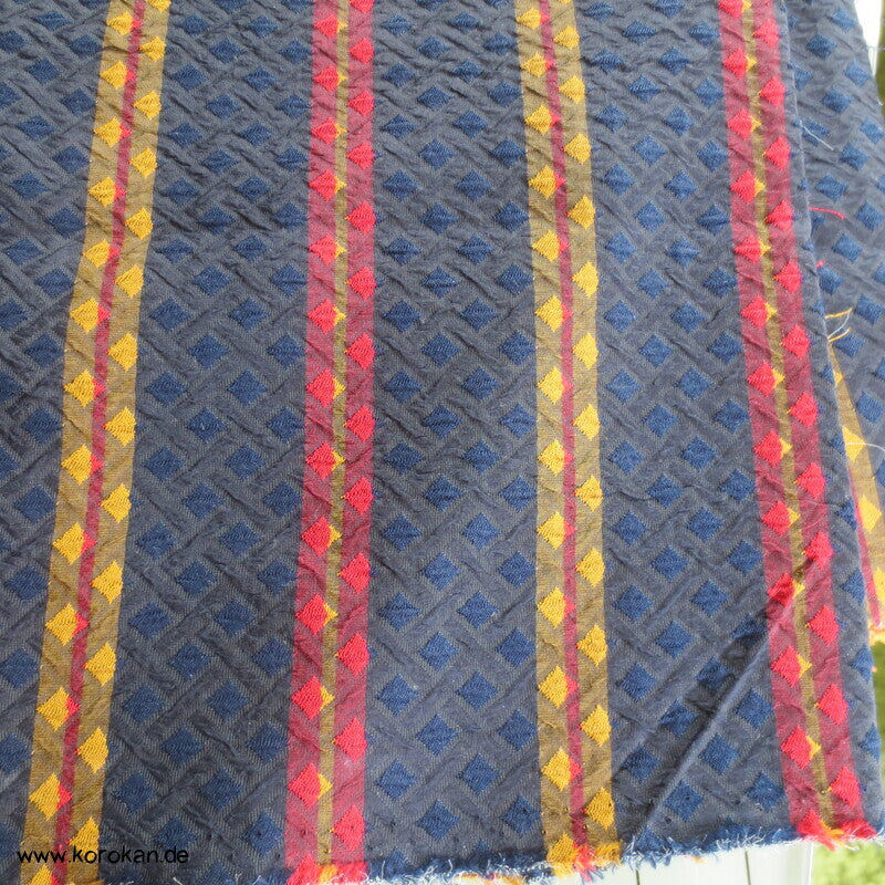 gestreifte Wolle / Seide für Hakama Anfertigung