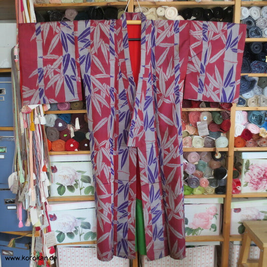 Bambus Meisen Komon Kimono - nur als Material