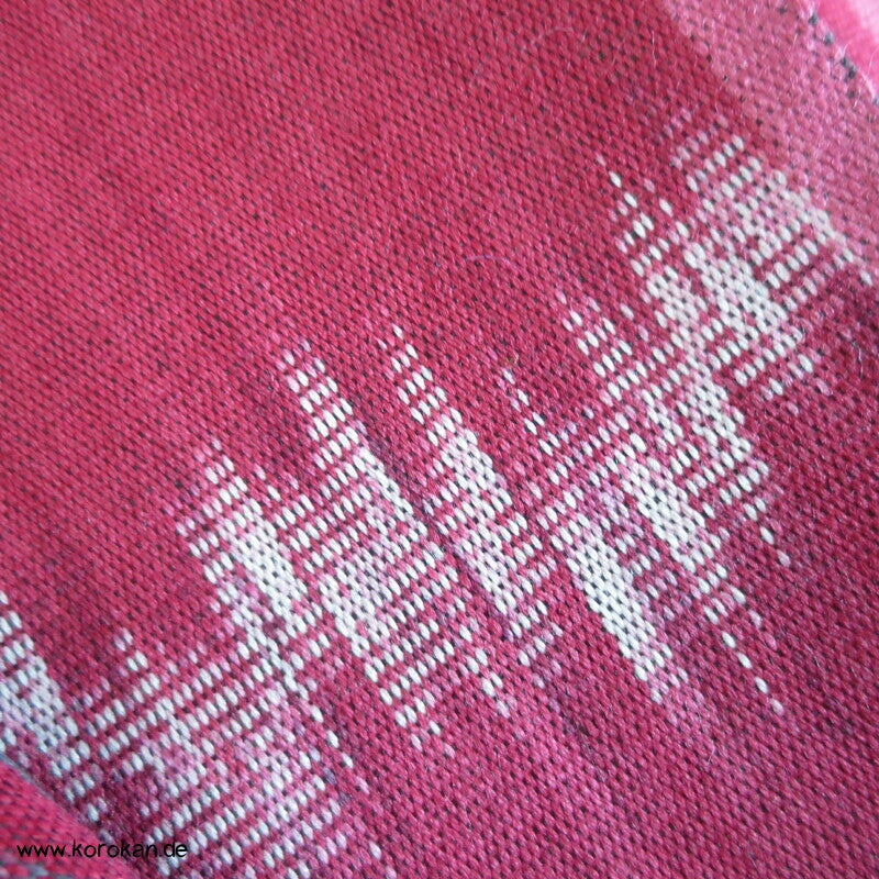 usbekischer dicker schwerer Ikat Stoff - Futon Bezugsstoff