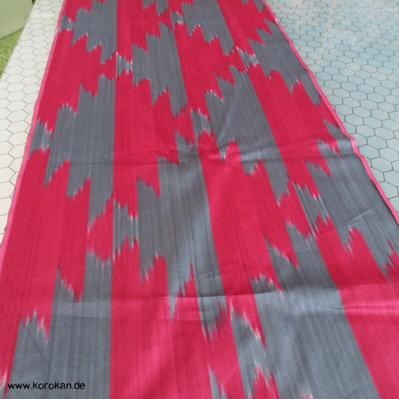 usbekischer dicker schwerer Ikat Stoff - Futon Bezugsstoff