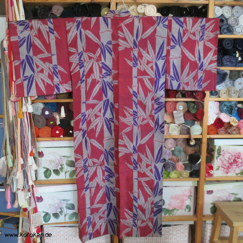Bambus Meisen Komon Kimono - nur als Material