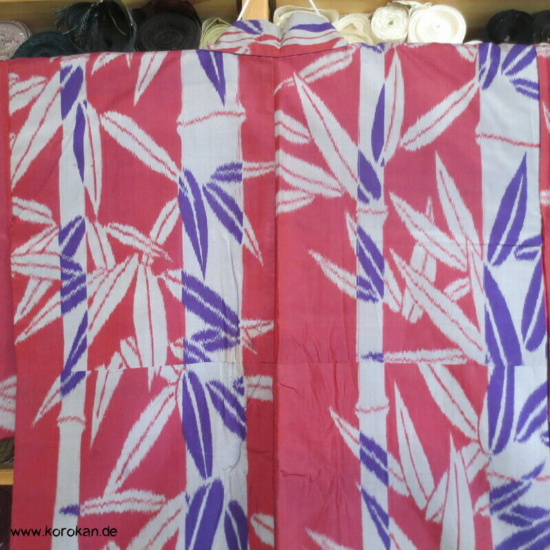 Bambus Meisen Komon Kimono - nur als Material