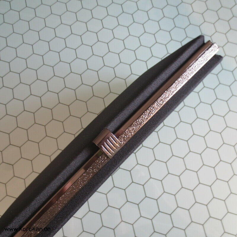 Clutch Tasche für Kimono, schlicht schwarz