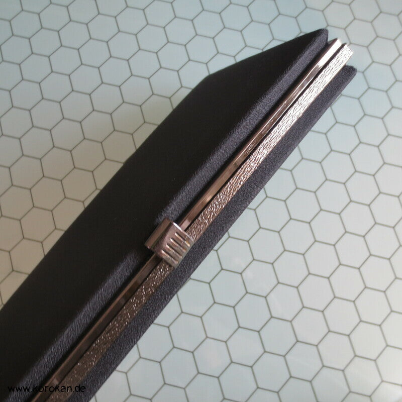 Clutch Tasche für Kimono, schlicht schwarz