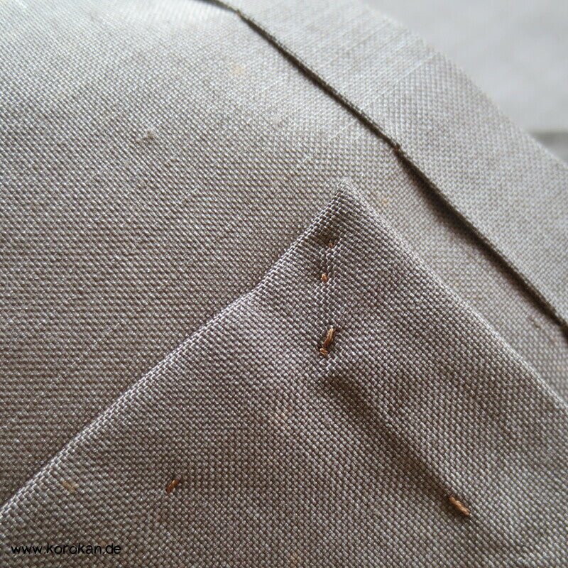 Tripod Meisen Seiden Komon Kimono