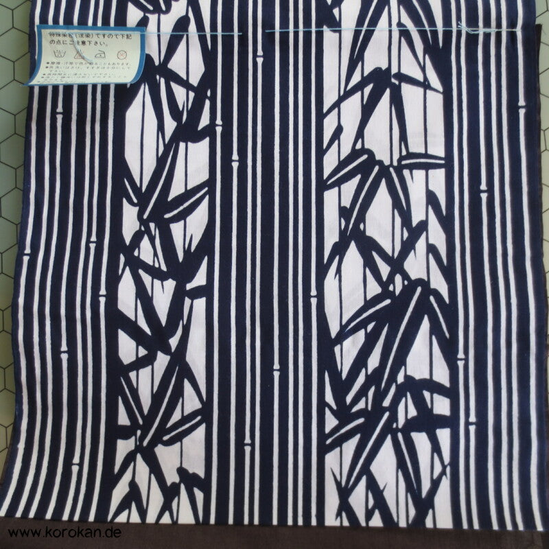 Bambus in Streifen Yukata Kimono Baumwoll Stoff