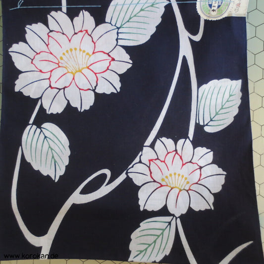 bunte Blüten Yukata Kimono Baumwoll Stoff