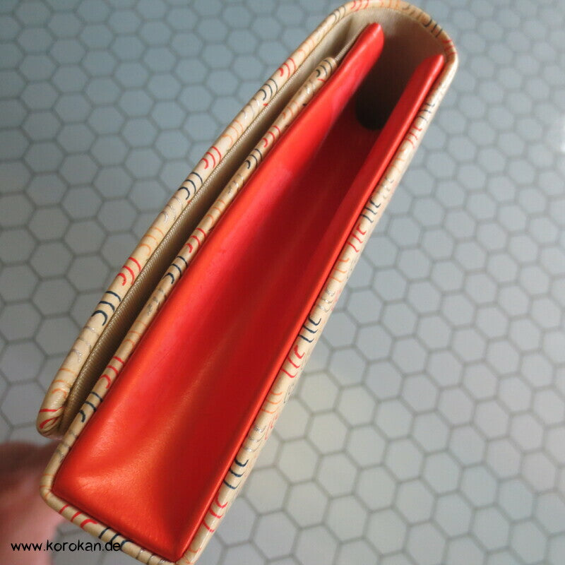Clutch Tasche für den Kimono - glattes Material, Segaiha Wellen